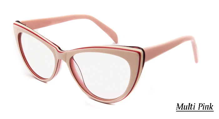 women glasses pink ESNBIE новейшие женские модные очки по рецепту, оптические очки с бабочкой, женские прозрачные линзы Rx oculos de grau feminino - Цвет оправы: women glasses pink