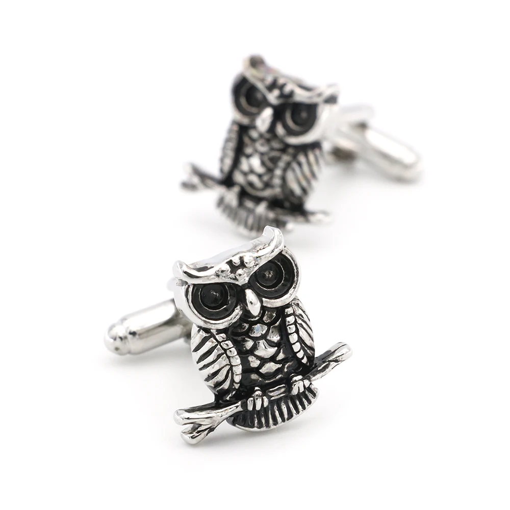 iGame New Arrival Cuff Links Vintage Owl Design Quality Brass Material Fashion Cufflinks Free Shipping | Украшения и аксессуары