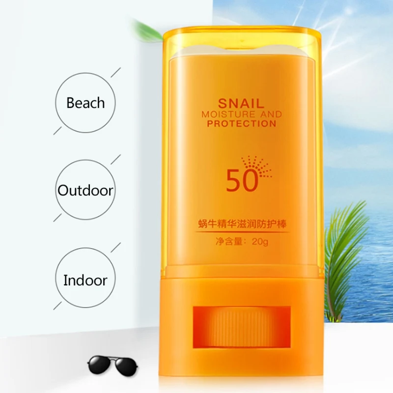 SPF50 экстракт улитки Увлажняющий анти-УФ стержень увлажняющий питательный Ультрафиолетовый защитный крем