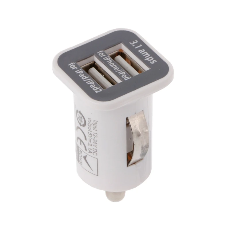 Авто высокое количество Адаптер зарядного устройства с двойным USB разъем