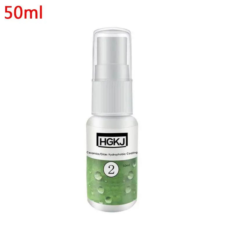 50ml Автомобильный Стекло непромокаемые нано-поглощая формальдегид и вонючий воздух Противоскользящий спрей Стекло масляной пленки для дождливой погоды для Удаления растяжек и Следов 20/50 мл HGKJ Стекло покрытие - Цвет: 50ml