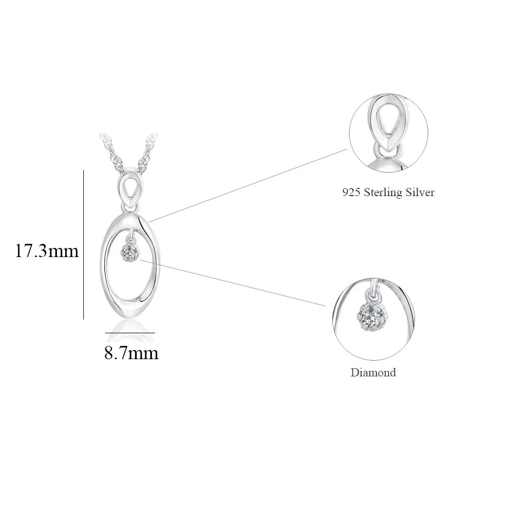 Женское Ожерелье с бриллиантами 925 карата|box pendant|box boxbox gift box |