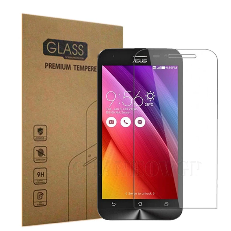 Закаленное стекло 9H для Asus Zenfone 2 Laser ZE500KL Z00ED Защита экрана zenfone2 ZE500KG Z00RD защитная