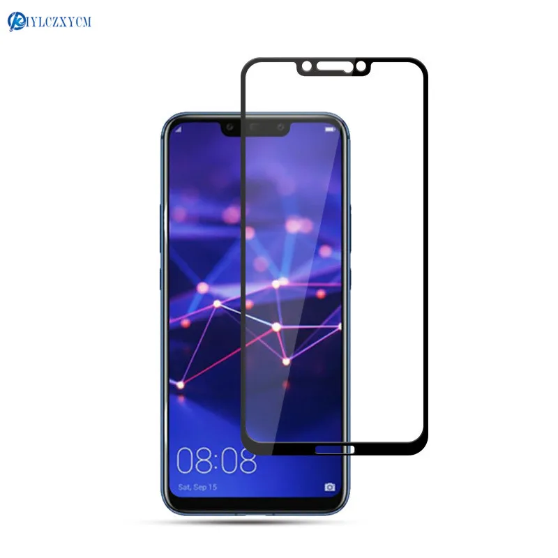 KIYLCZXYCM для huawei Коврики 20 lite жесткий диск 2.5D 9h Arc край Полный Экран протектор
