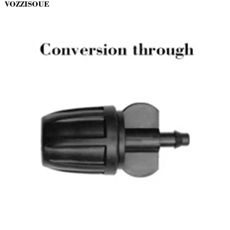 Лидер продаж соединитель для садовой воды без отверстий 8/12 мм трубы соединители