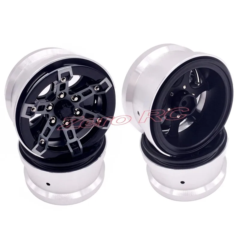 Сверхмощный RC 1/10 Ободы дисков для грузовиков 2,2 BEADLOCK Рок Гусеничный колеса для 4WD осевой WRAITH KM2 SCX10