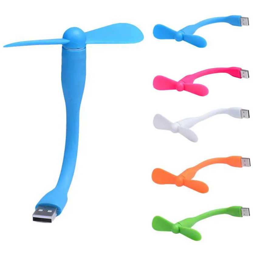 2017 Портативный Гибкий мини-вентилятор охлаждения USB Кулер для ноутбука JU22 |