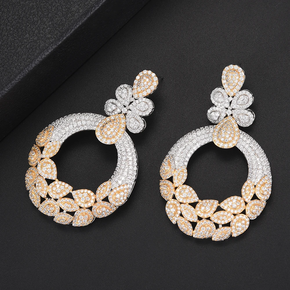 Missvikki роскошный круглый дизайн полный кристалл камень кулон серьги со стразами