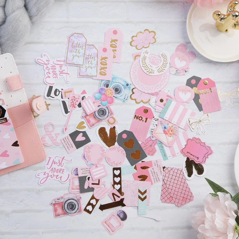 45 шт я просто о вас картона пресс формы для Скрапбукинг Happy planner/карты/бумажник