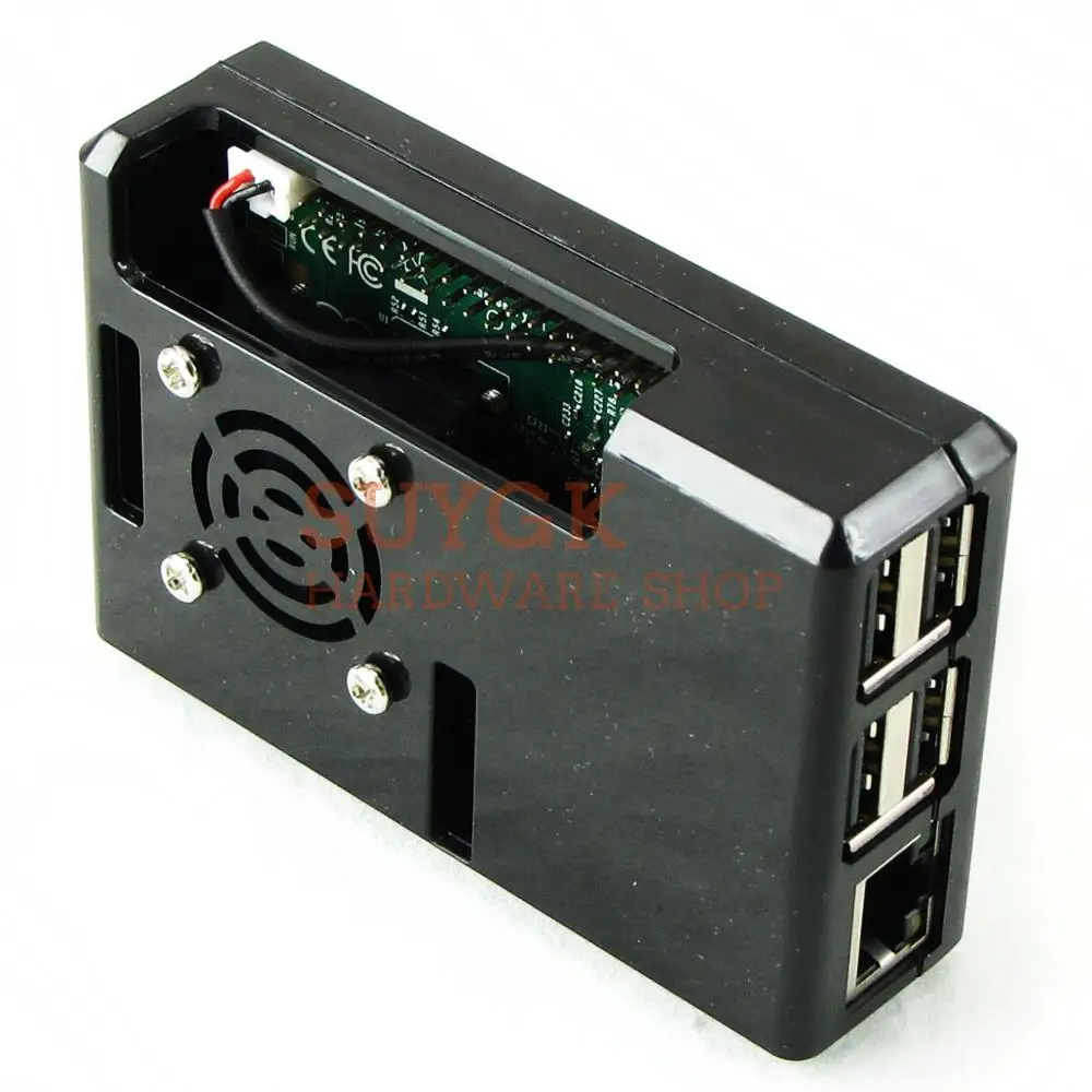 Черный чехол + для Raspberry PI 2 PI3 model B 3B пластиковый корпус из АБС пластика