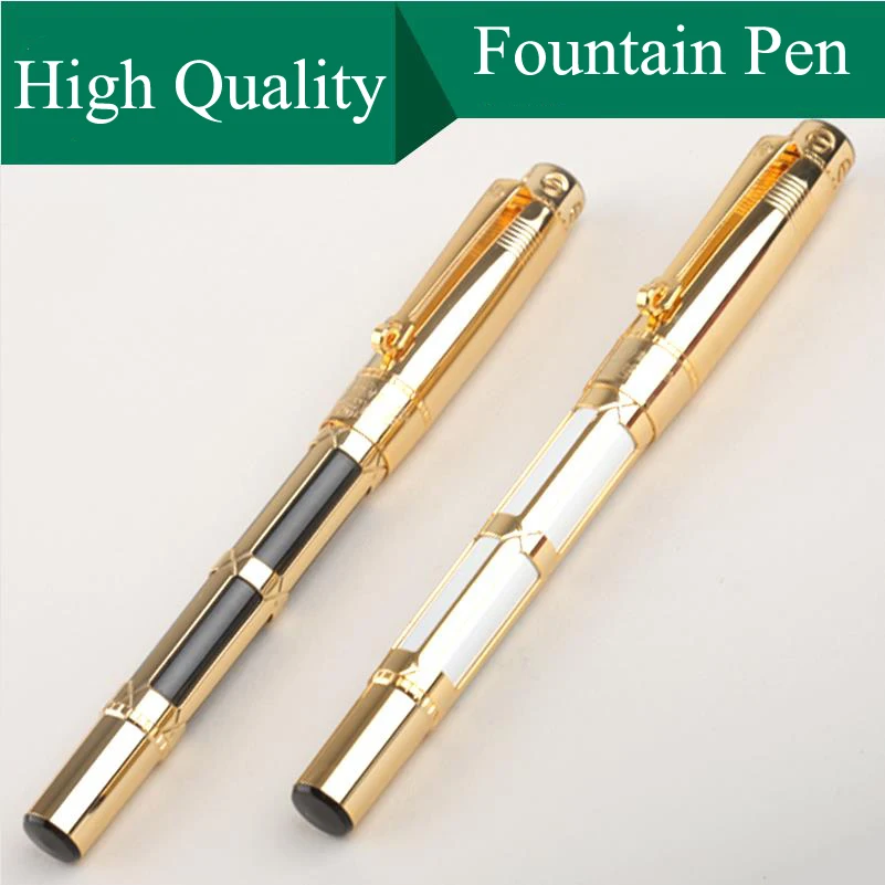 Высококачественная Роскошная перьевая ручка чернильный наконечник 0 5 мм 10 к