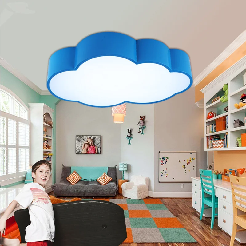 Светодиодный потолочный светильник в виде облака для детской комнаты детский