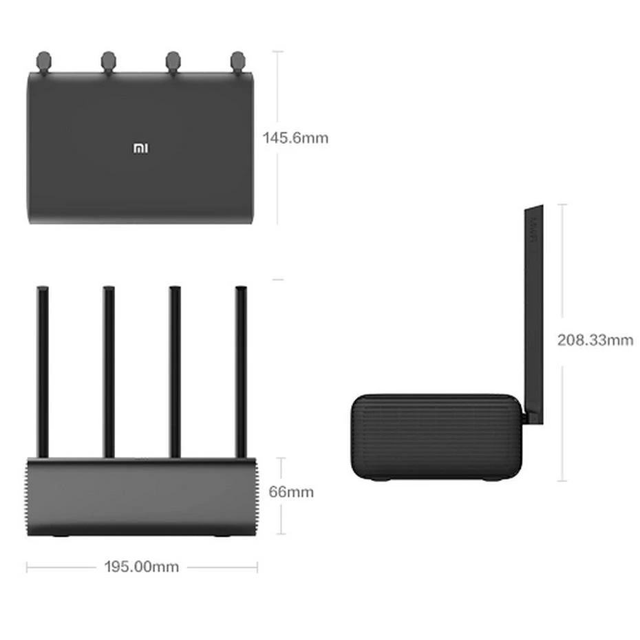 Оригинальный Xiaomi mi wifi беспроводной маршрутизатор Pro OS Dual rom 256MB Flash + 512MB DDR3
