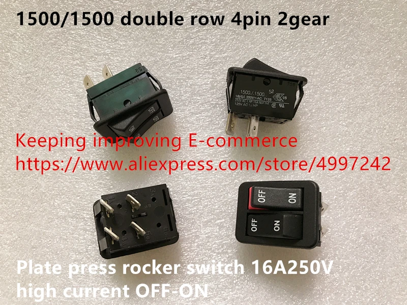 Оригинальный новый 100% 1500/1500 двухрядный 4pin 2 Шестеренчатый пресс клавишный
