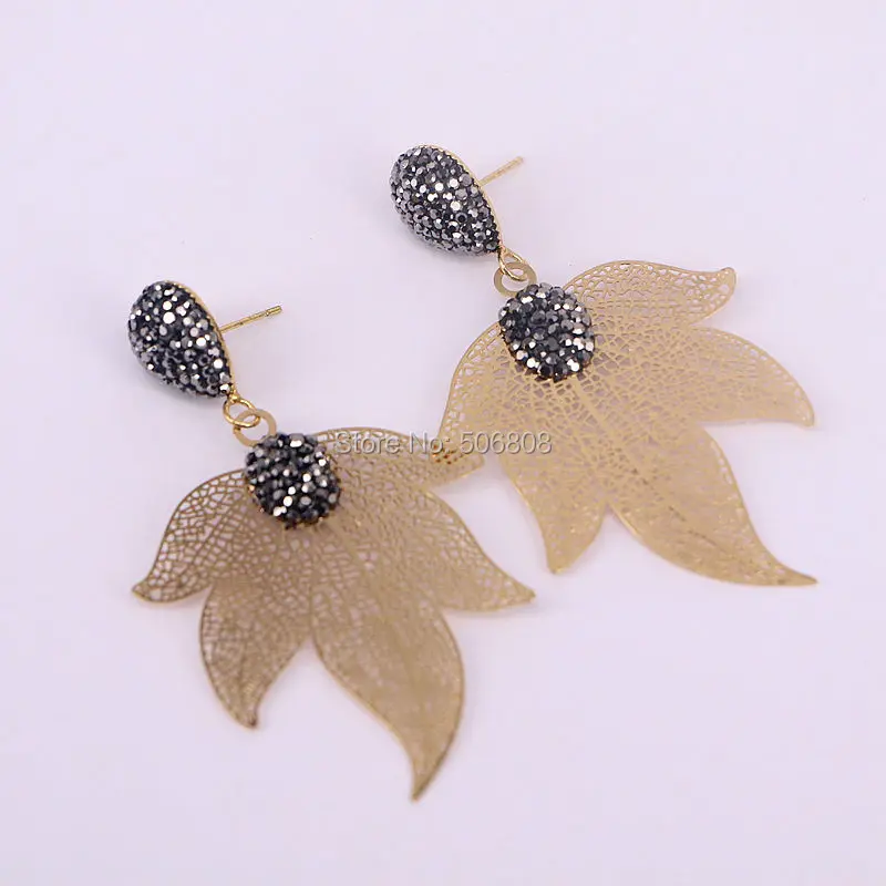 6 пар золотого цвета новый дизайн стильные модные Очаровательные Элегантные