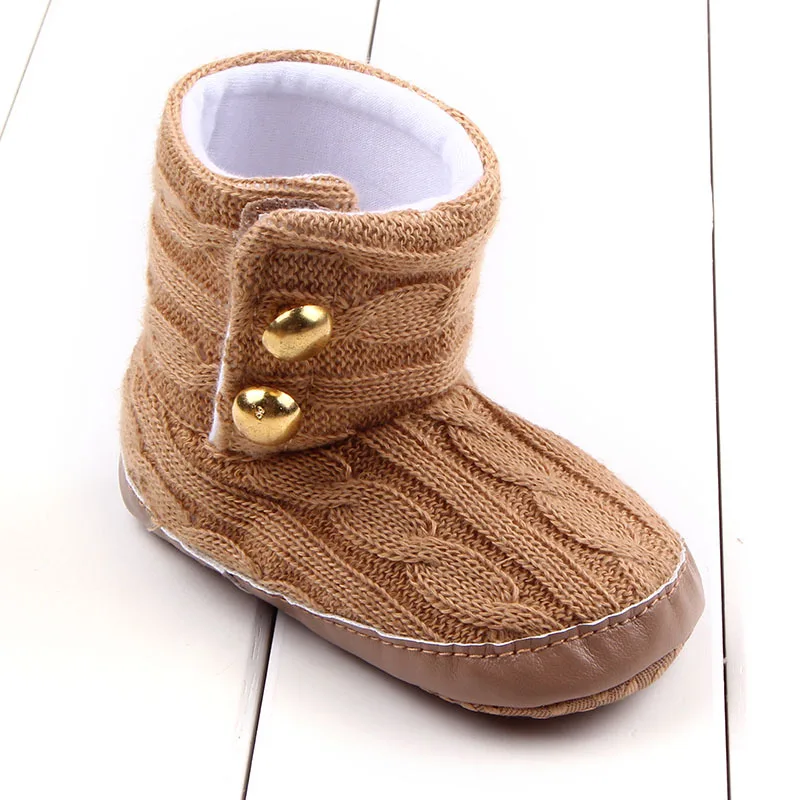 Одежда для маленьких девочек малышей новое зимнее связанное из шерсти с