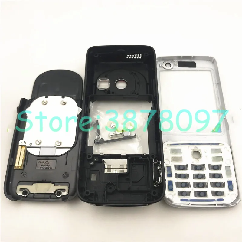 Новая передняя средняя рамка задняя крышка Крышка батарейного отсека для Nokia N73