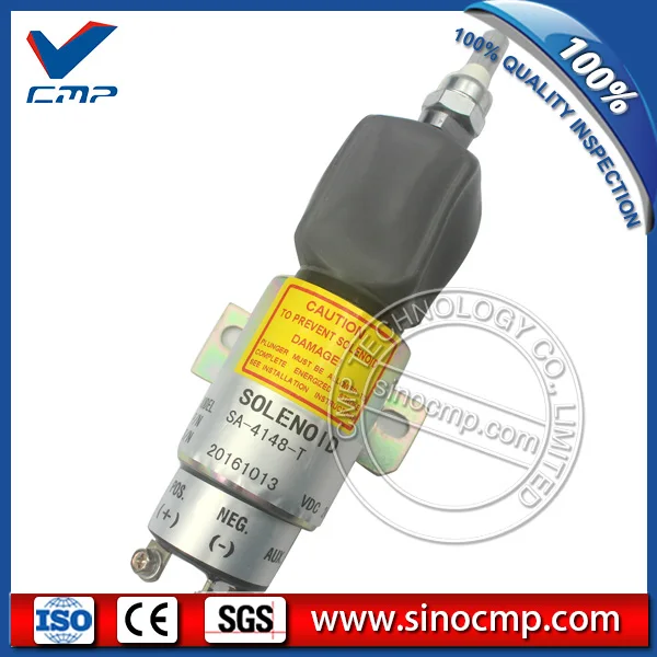 

24v stop solenoid valve SA-4148-T , excavator shutdown solenoid ME441329