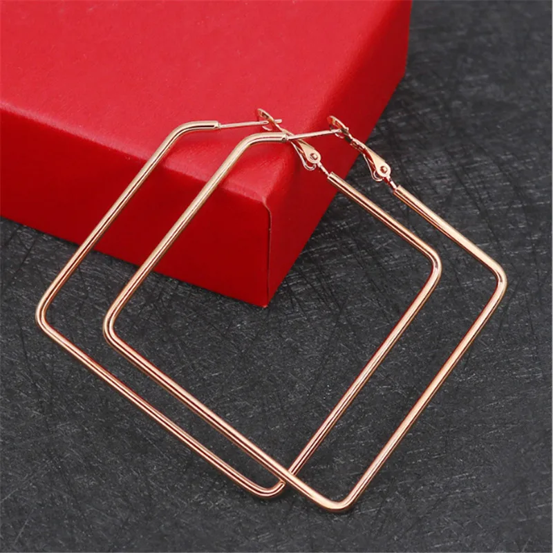 Новые серьги гвоздики из нержавеющей стали для женщин и мужчин большие