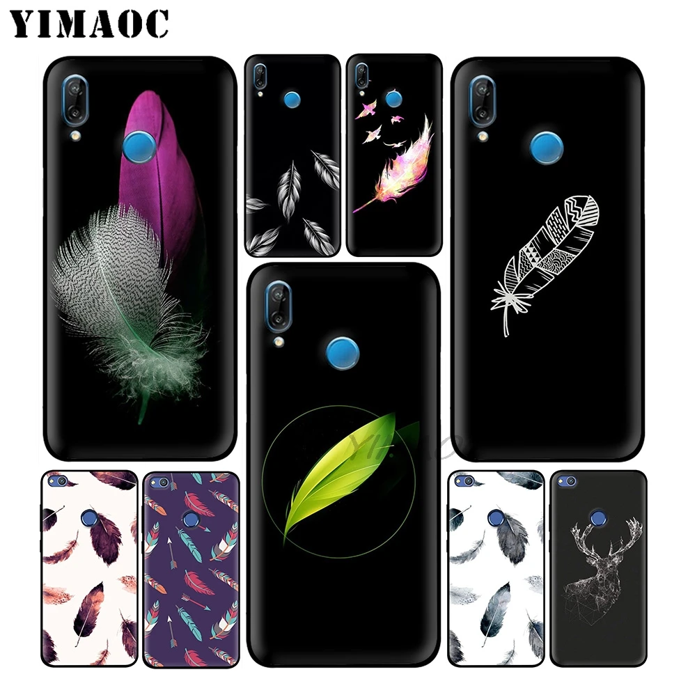 YIMAOC перо Искусство Красочный мягкий чехол для huawei P30 P20 Pro P10 P9 P8 2015 2017 P Smart Plus Z 2019 Nova