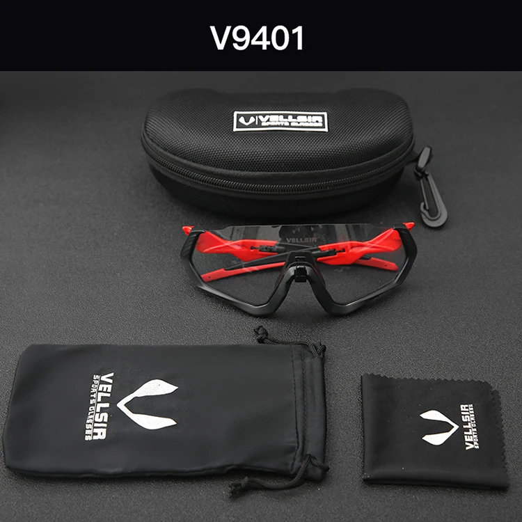 Profession Photochromic Cycling Flight Sunglasses Sports Cycling Mountain Bike Cycling Goggles Cycling Sunglasses UV400 Eyewear