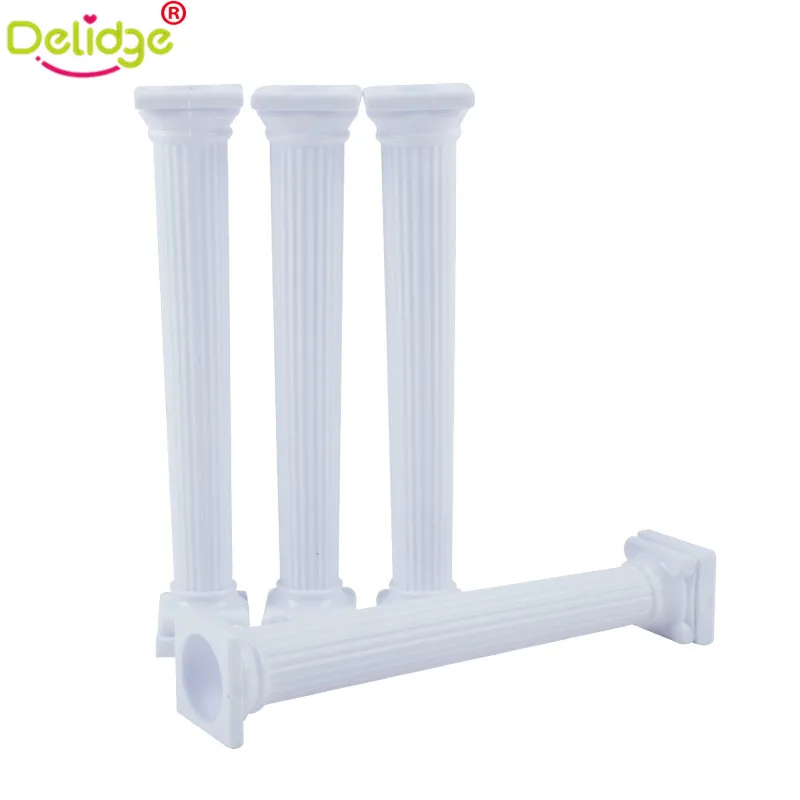 Delidge 4 шт./компл. пластиковые римские колонки для торта подставка фоторамка