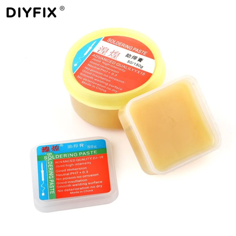 Паяльный флюс DIYFIX желтая паста для печатных плат инструменты ремонта паяльная