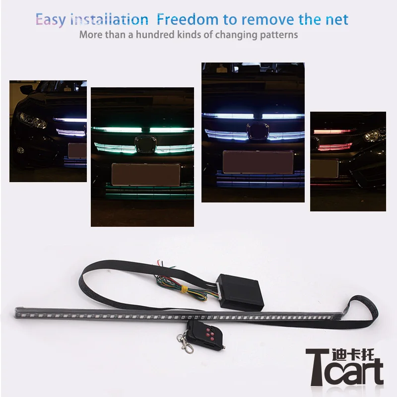 Светодиодные сетчатые фары Tcart Knight Rider с пультом дистанционного управления