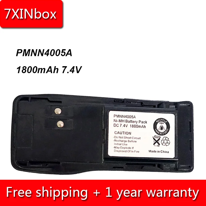 7XINbox 1800 мАч 7 4 В PMNN4005A pmn4005b HNN9628A батарея для Motorola GP300 GP88 GP600 GTX900 PTX600 MTX638 LTS2000 2