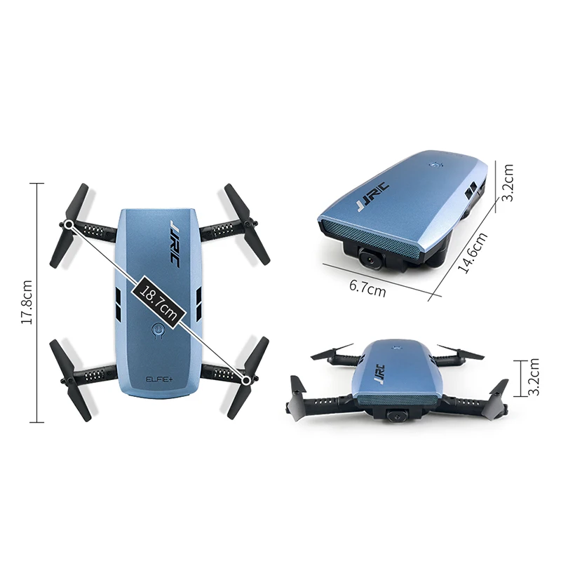 JJRC H47 ELFIE Plus FPV с HD камерой модернизированная складная рука wifi 6-RC оси для дрона Квадрокоптер Вертолет VS H37 Mini