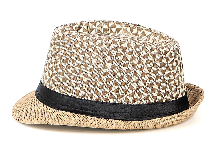 Мода лето Chapeu Homme ковбойские шляпы с клетчатым принтом Панама соломенная шляпа мужская кепка Панама gorro hombre джазовая шляпа