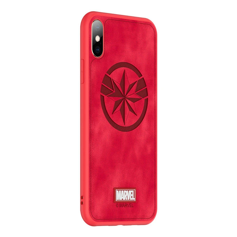 Брендовый чехол для телефона iphone X XS XR XS MAX капитан Марвел Мстители Ткань Высокое качество задняя крышка Железный человек funda