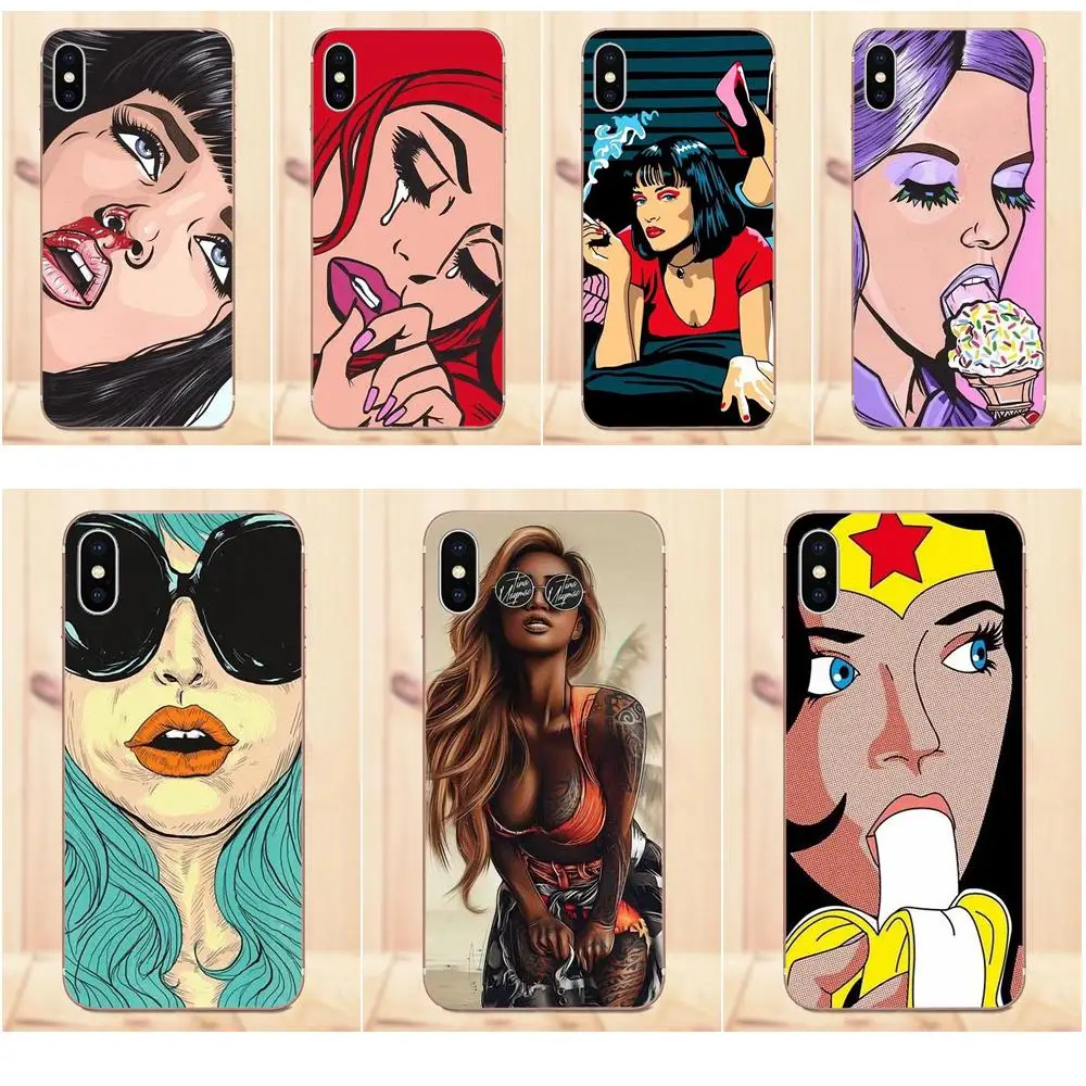 Специально для Huawei Honor 4C 5A 5X 6A 6C 6X 7X 9 V8 V10 Mate 7 8 10 P9 P20 Pro Lite Play Fashion Red Hair Crying Comic Girl |
