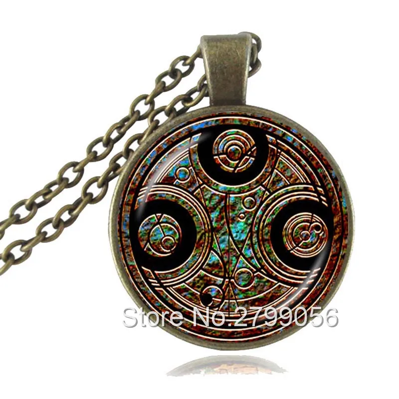 Ожерелье &quotДоктор Кто&quot с отметкой времени в галлифриане кулон стиле стимпанк