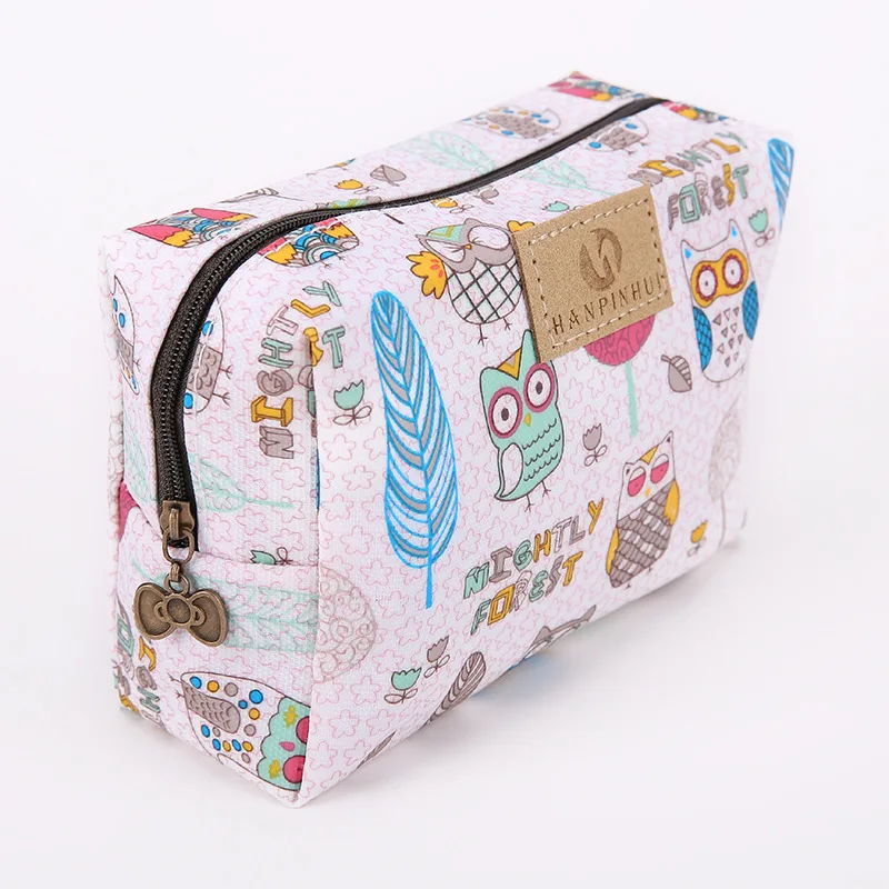 

Fashion Portable Ladies Cosmetic Bag Oxford Waterproof Beautician Cosmetics Shop Brush Travel Organizer Girl Toiletries Pouch