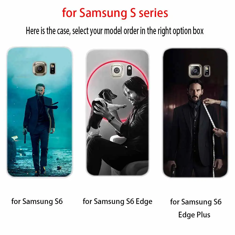 Мягкий чехол John Wick для Samsung Galaxy S7 Edge S8 S9 S10 S11 S20 S21 Plus Lite E Ultra | Мобильные телефоны и
