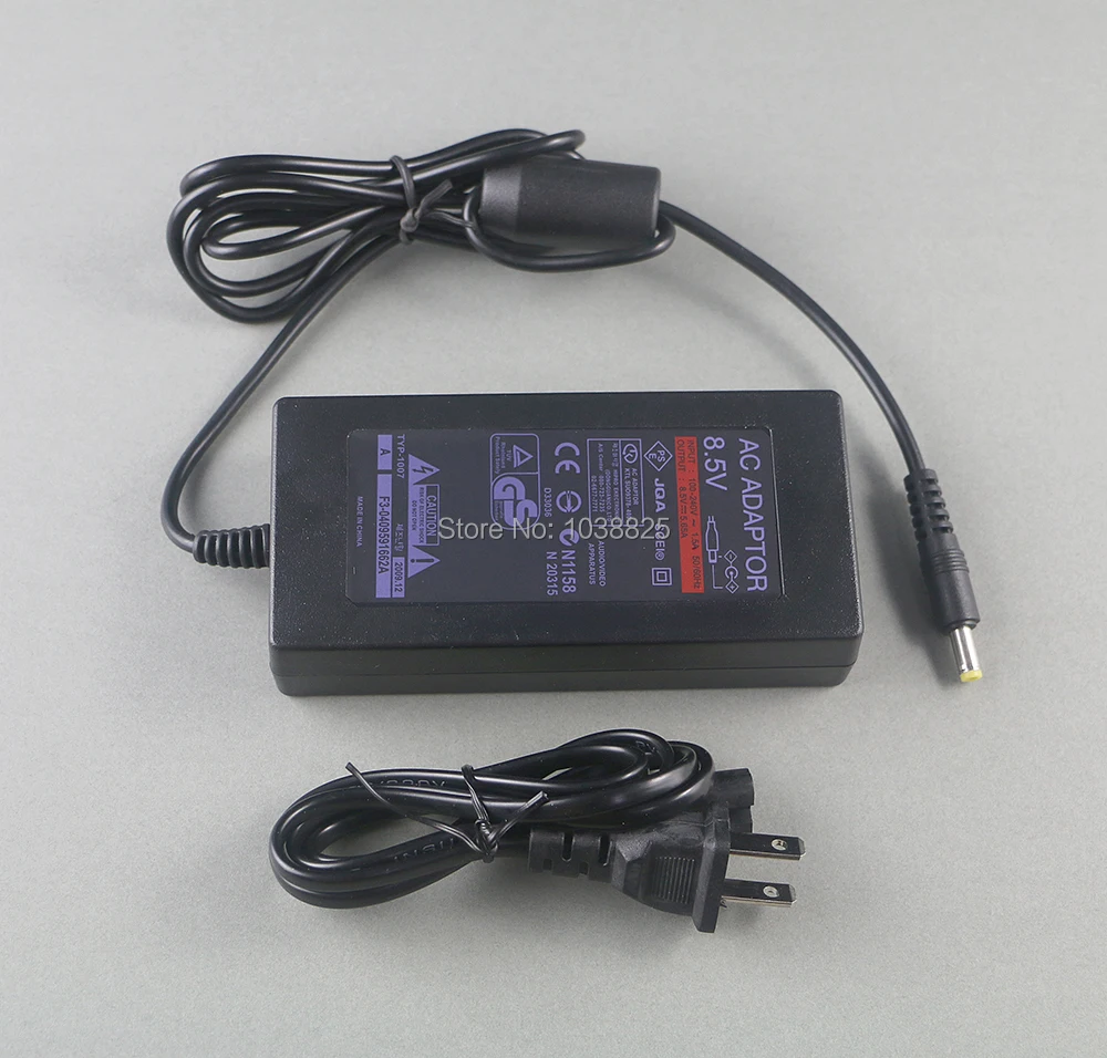 12 шт./лот EU US AC адаптер питания зарядное устройство Шнур для Playstation PS2 Slim 70001 7004 7008