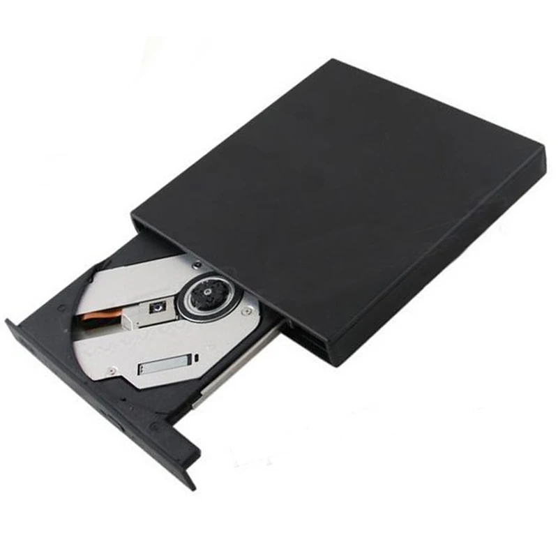 Внешний USB DVD-ROM 8X Dual Layer DVD Combo Игрока 24X CD-R Горелки Сельма Портативный Оптический