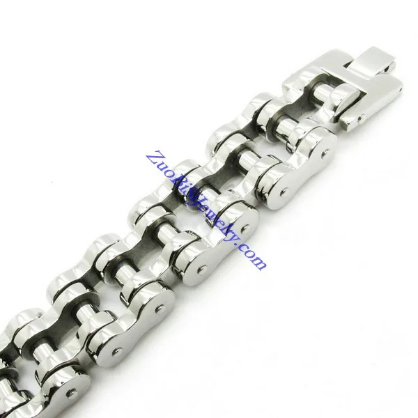 Ширина 17.50 мм огромный и тяжелый моды звеньев цепи браслет как 316L нержавеющая