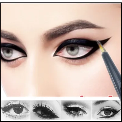 Водостойкая Подводка для глаз новинка подводка жидкая Черная макияжа карандаш