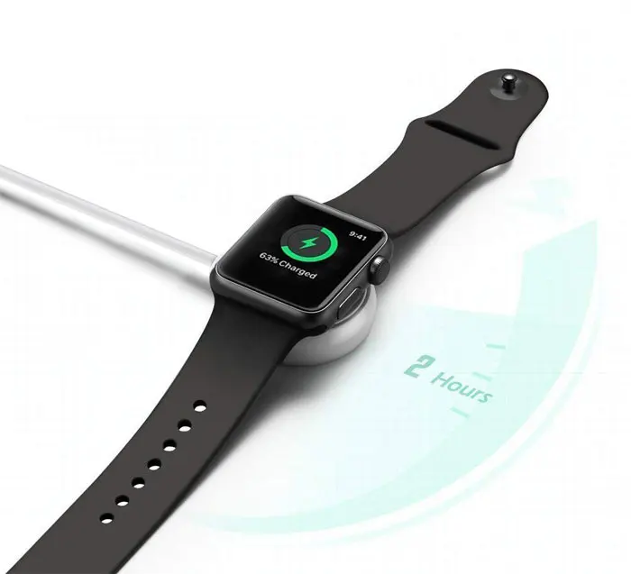 Магнитный зарядный кабель для apple watch 4/3/2/1 наручных часов iwatch, 44 мм, 42 мм, 38 мм, 40 мм Nike+ издание Портативный USB зарядное устройство кабель 1 м аксессуары