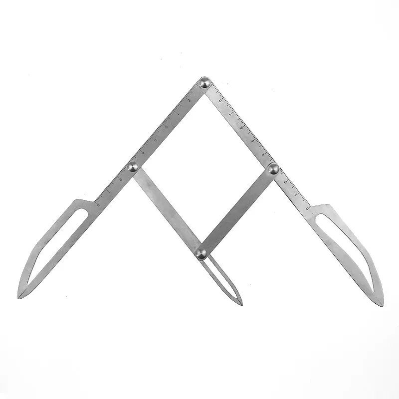 Измерительная линейка для бровей из нержавеющей стали суппорты татуировки