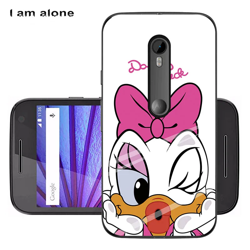 Soft TPU HH50 Чехлы для телефонов I am alone, для Motorola Moto G3, 5,0 дюймов, мягкий ТПУ чехол для мобильного телефона, милая сумка для Motorola Moto G3 - Цвет: Soft TPU HH50