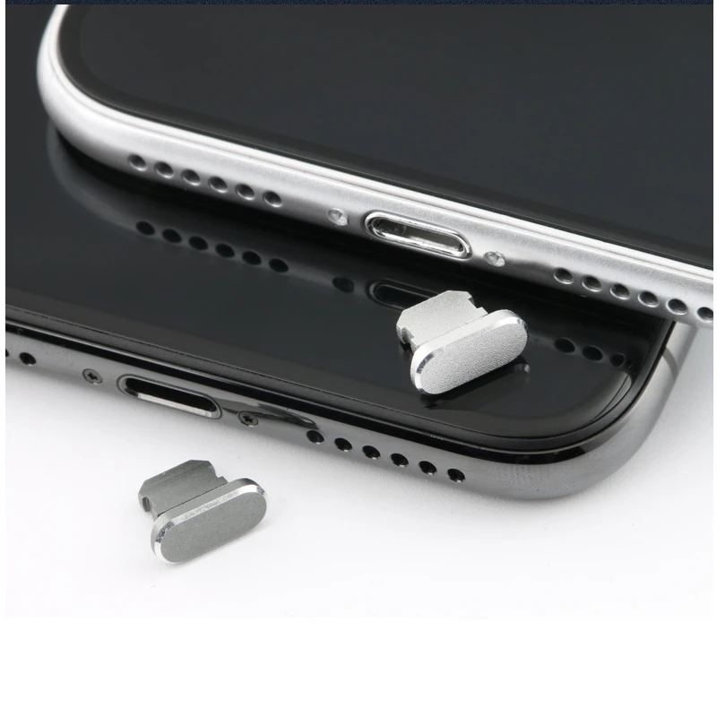 Metal Dust plug Charging Port Dust Plug for iPhone 12 11 Pro MAX  XS XR XSMA X 8 7 6 6S Plus SE2020 12Mini  Phone Accessories
