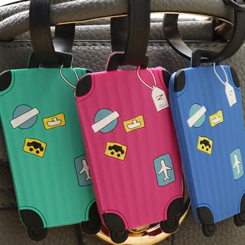 2018 New Cartoon Soft Travel Holiday Luggage ID Tag Labels Summer Vocation Consignment Card for Beach Students | Багаж и сумки