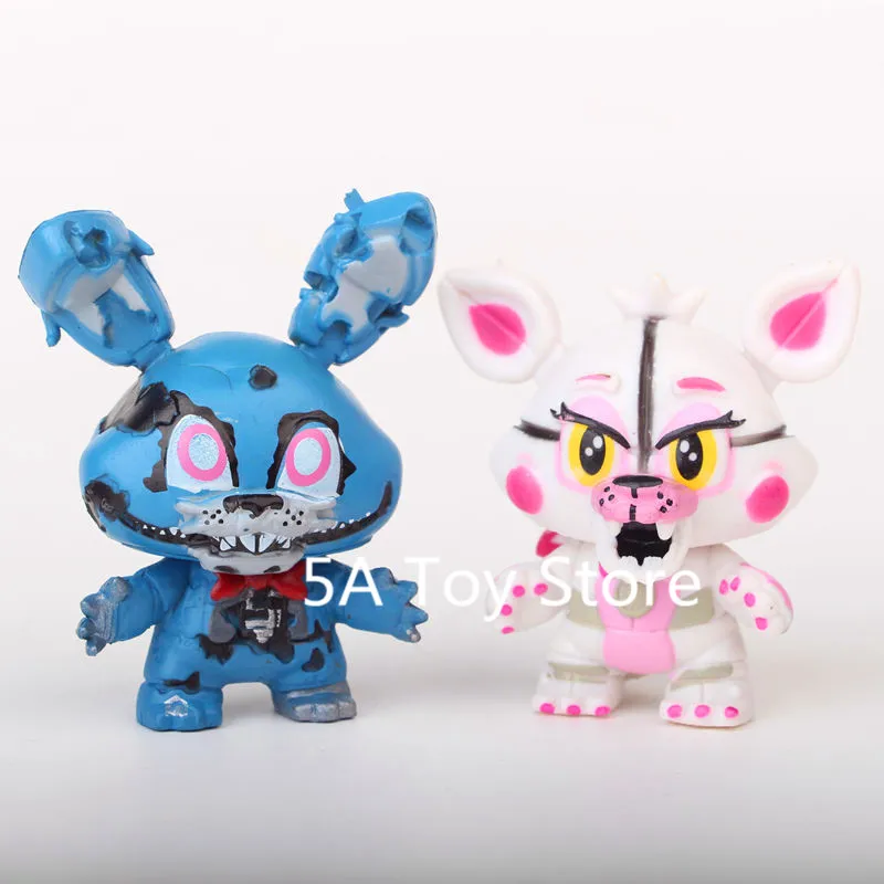 8 шт./компл. FNAF Five Nights At Freddys Freddy Toys Bonnie Foxy Fazbear Bear Экшн фигурки Brinquedos 6 см|Игровые и