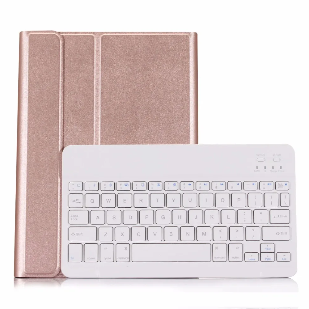 Чехол из тонкой кожи, чехол для Apple, iPad 9,7 A1822 A1893 5-го поколения, беспроводная удаляемая Bluetooth клавиатура