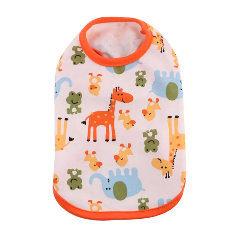 

New Cute Pet Dog Clothes Cartoon Cat Tshirt Soft Cotton Puppy Dogs Clothes Pet Clothing Summer Shirt Casual Dog Vests