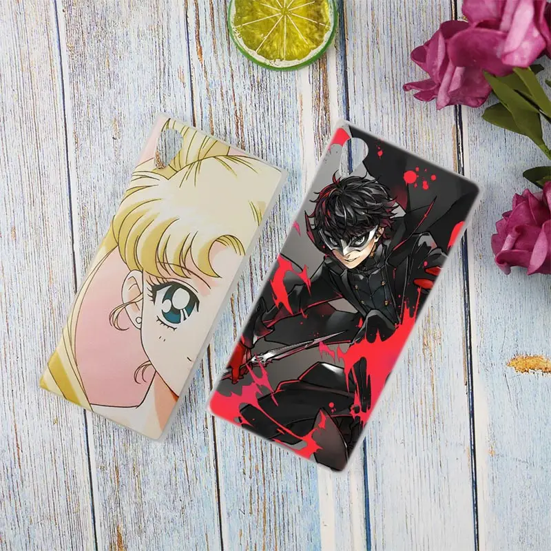 Прозрачный чехол Megami Tensei Persona для Sony Xperia Z3 Z5 Premium M4 Aqua M5 X XA XA1 C4 C5 E4 E5 XZ XZ2 Compact Plus |