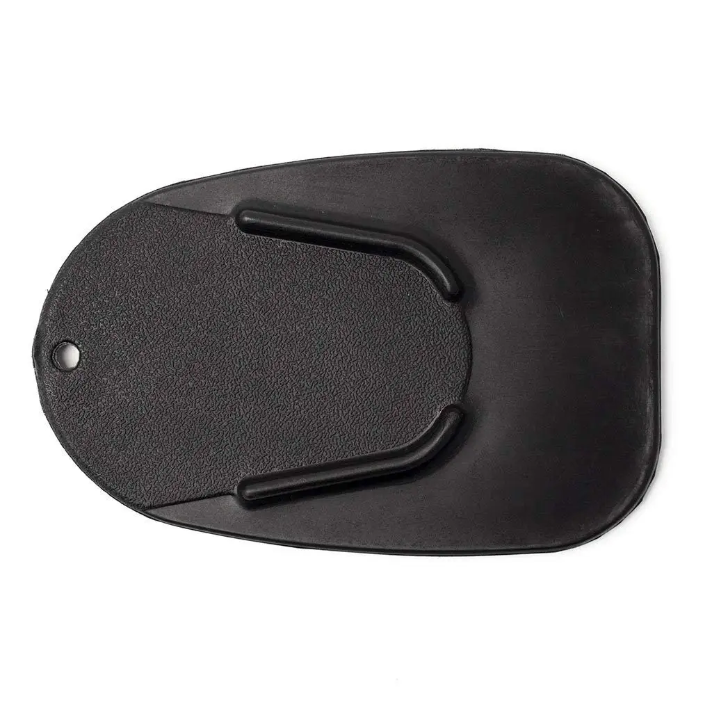 Черный мотоцикл велосипед пластик Kickstand Сторона Kick Pad пластина база для Yamaha Honda